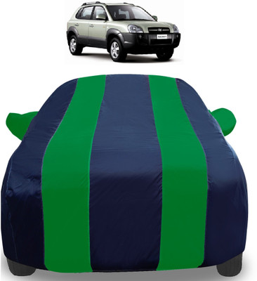 Auto Hub Car Cover For Hyundai Tucson (With Mirror Pockets)(Green)