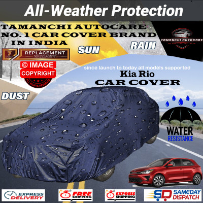 Tamanchi Autocare Car Cover For Kia Rio(Blue)