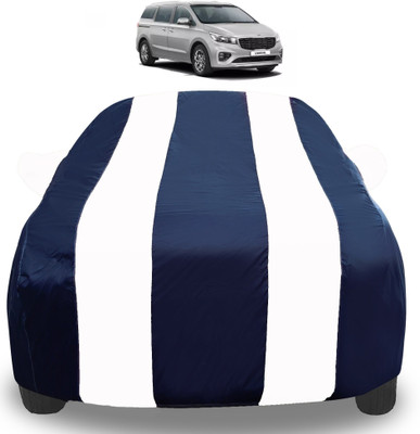 Auto Hub Car Cover For Kia Carnival (With Mirror Pockets)(White)