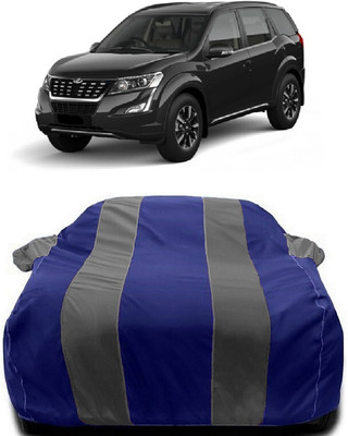 Autoprime Car Cover For Mahindra XUV500 W9 AT Diesel (With Mirror Pockets)(Grey, Blue)