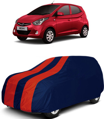 MoTRoX Car Cover For Hyundai Eon (Without Mirror Pockets)(Red, Blue)