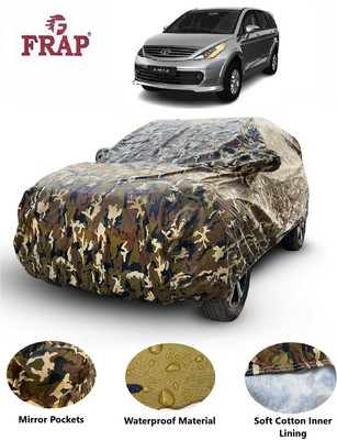 Frap Car Cover For Tata Aria (With Mirror Pockets)(Multicolor)