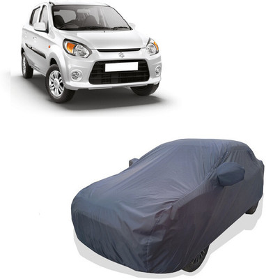 RB MOTO Car Cover For Maruti Suzuki Alto 800 LXI Optional (With Mirror Pockets)(Grey)