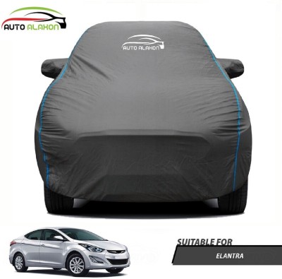 AUTO ALAXON Car Cover For Hyundai Elantra (With Mirror Pockets)(Black)