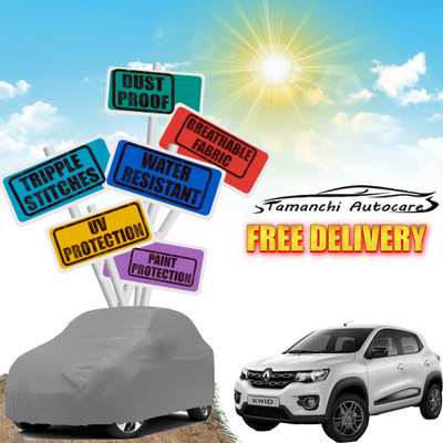 Tamanchi Autocare Car Cover For Renault Kwid(Grey)