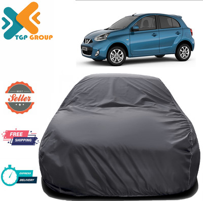 TGP GROUP Car Cover For Nissan Micra (Without Mirror Pockets)(Grey)