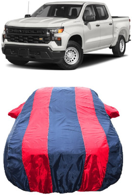 Wegather Car Cover For Chevrolet Silverado 5.3L (With Mirror Pockets)(Red)