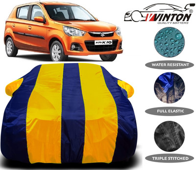 V VINTON Car Cover For Maruti Suzuki Alto K10 (With Mirror Pockets)(Multicolor)