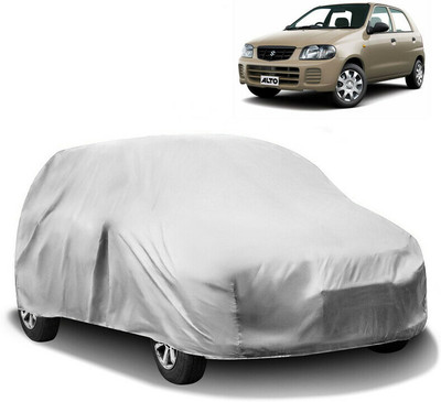 HMS Car Cover For Maruti Suzuki Alto (Without Mirror Pockets)(Silver)