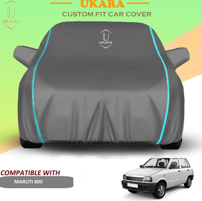 Ukara Car Cover For Maruti 800 (With Mirror Pockets)(Grey)
