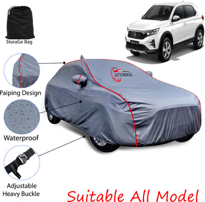 AUTOBIRSA Car Cover For Honda WRV (With Mirror Pockets)(Grey)