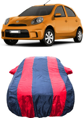 Wegather Car Cover For Nissan Micra Active XV S (With Mirror Pockets)(Red)