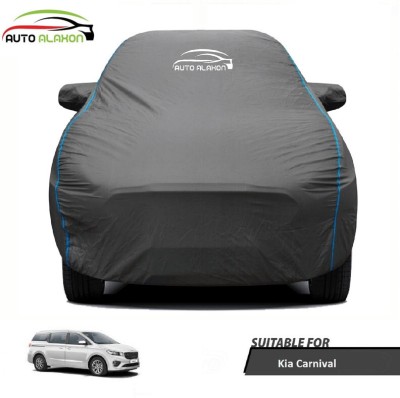 AUTO ALAXON Car Cover For Kia Carnival (With Mirror Pockets)(Black)