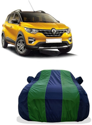 Tricway Car Cover For Renault Triber RXZ Petrol (With Mirror Pockets)(Green)