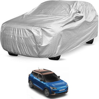 MOCKHE Car Cover For Mahindra XUV400 (With Mirror Pockets)(Silver)