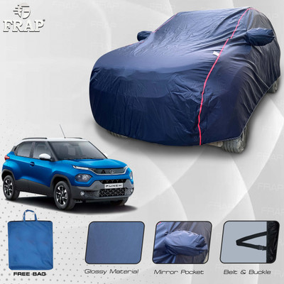 Frap Car Cover For Tata Punch (With Mirror Pockets)(Blue, Red, For 2021, 2022, 2023, 2024 Models)