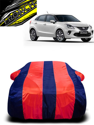 FRONCH Car Cover For Toyota Glanza G CVT (With Mirror Pockets)(Red, Blue)