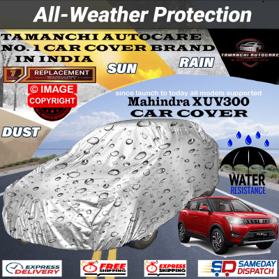 Tamanchi Autocare Car Cover For Mahindra XUV 300(Silver)