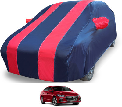 Euro Care Car Cover For Hyundai Elantra (With Mirror Pockets)(Red)