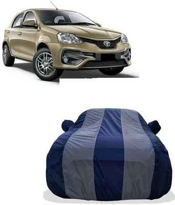 Tricway Car Cover For Toyota Etios Liva 1.4 VD Dual Tone Diesel (With Mirror Pockets)(Multicolor)