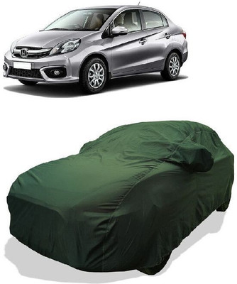 QLAX Car Cover For Maruti Amaze SX i-VTEC (With Mirror Pockets)(Gold)