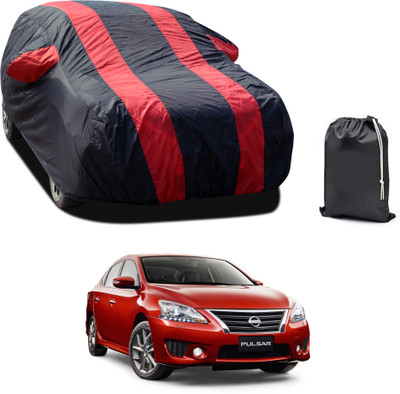 PAGORA Car Cover For Nissan Pulsar (With Mirror Pockets)(Red, For 2019, 2020, 2021, 2022, 2023 Models)
