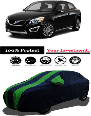 Amexride Car Cover For Volvo C30 1.6 NCT (With Mirror Pockets)(Green)