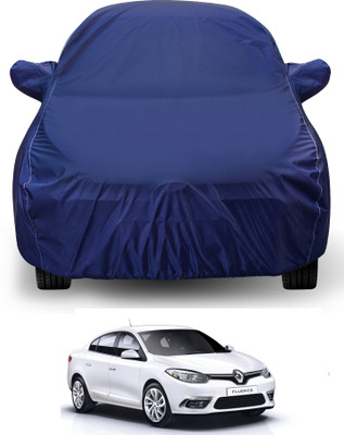 Auto Hub Car Cover For Renault Fluence (With Mirror Pockets)(Blue)
