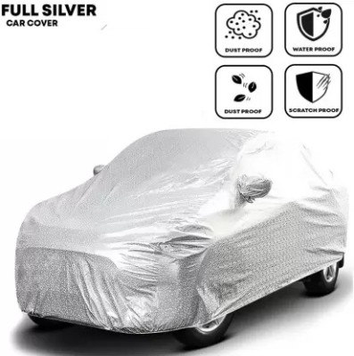 S Shine Max Car Cover For Maruti Suzuki Zen (With Mirror Pockets)(Silver)