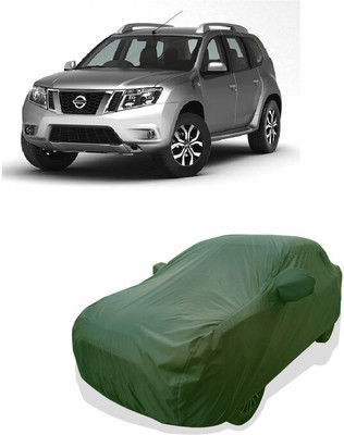 Tricway Car Cover For Nissan Terrano XL 85 PS (With Mirror Pockets)(Green)