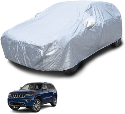 Euro Care Car Cover For Jeep Compass (With Mirror Pockets)(Silver)