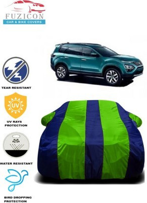 FUZICON Car Cover For Tata Buzzard (With Mirror Pockets)(Green, Blue)
