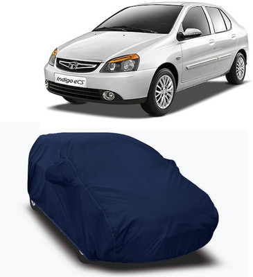WEATHER EXPERT Car Cover For Tata Indigo CS (With Mirror Pockets)(Blue)