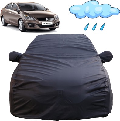 Autofact Car Cover For Maruti Ciaz (With Mirror Pockets)(Black, For 2014 Models)