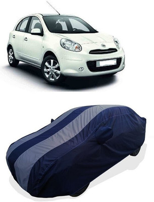 QLAX Car Cover For Maruti Micra Diesel XV Premium (With Mirror Pockets)(Grey)