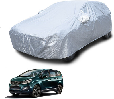 Euro Care Car Cover For Mahindra Marazzo (With Mirror Pockets)(Silver)