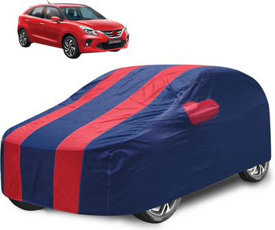 Caronix Car Cover For Toyota Glanza (With Mirror Pockets)(Red)