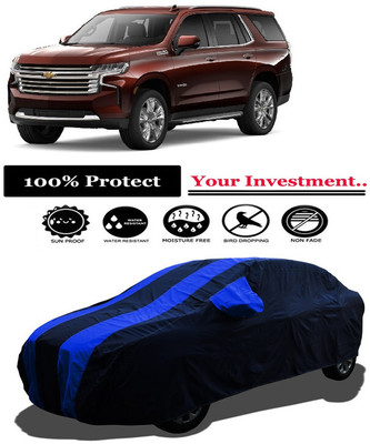 Amexride Car Cover For Chevrolet Tahoe 6.2L (With Mirror Pockets)(Multicolor)