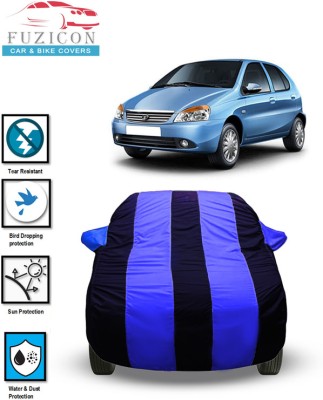 FUZICON Car Cover For Tata Indica DLX (With Mirror Pockets)(Blue)