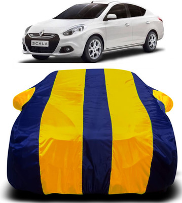 AXLOZ Car Cover For Renault Scala (With Mirror Pockets)(Multicolor)
