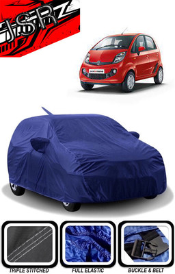J S R Car Cover For Tata Nano Genx (With Mirror Pockets)(Blue)
