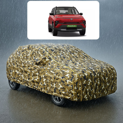 GOSHIV-car and bike accessories Car Cover For Tata Punch EV (With Mirror Pockets)(Yellow)