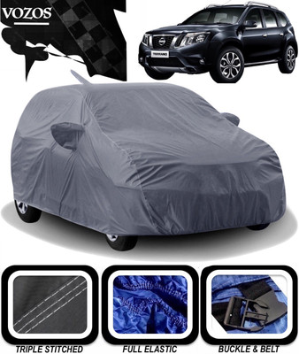 VOZOS Car Cover For Nissan Terrano (With Mirror Pockets)(Grey)