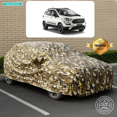 CODOKI Car Cover For Ford Ecosport (With Mirror Pockets)(Yellow, Multicolor)
