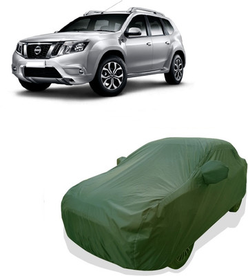 Tricway Car Cover For Nissan Terrano XV D Pre AMT Diesel (With Mirror Pockets)(Green)