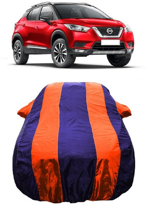 Wegather Car Cover For Nissan Kicks XV Premium D Diesel (With Mirror Pockets)(Orange)