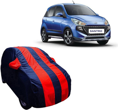 ABS AUTO TREND Car Cover For Hyundai Santro Xing (With Mirror Pockets)(Blue, Red, For 2019 Models)