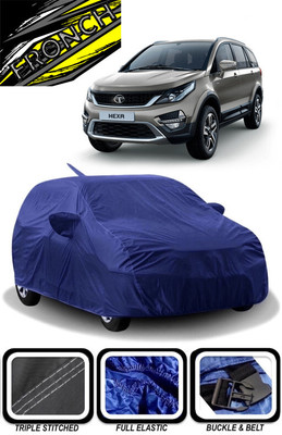 FRONCH Car Cover For Tata Hexa XT 4X4 Diesel (With Mirror Pockets)(Blue)