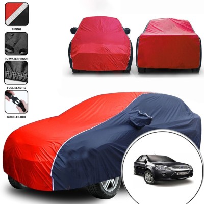 AUTOGLICH Car Cover For Ford Fiesta, Fiesta 1.4 EXI (With Mirror Pockets)(Red)