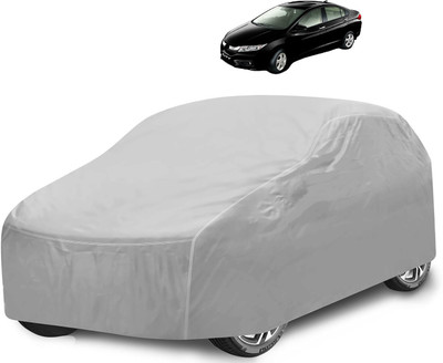 Caronix Car Cover For Honda City i-Vtec (With Mirror Pockets)(Silver)